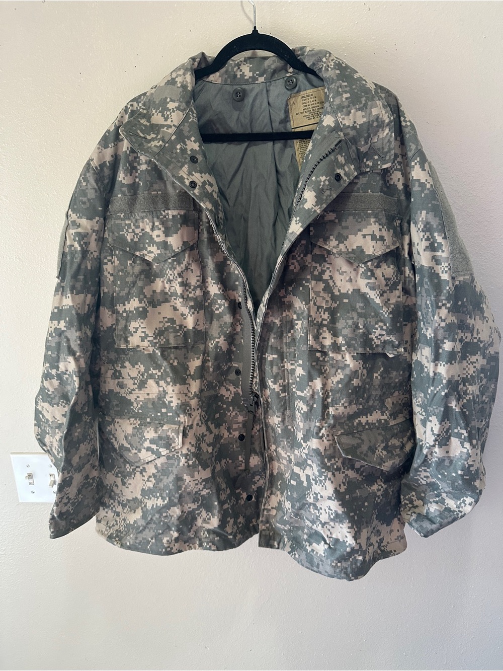 U.S. Army Digital Camo Field Jacket - Gray & Green